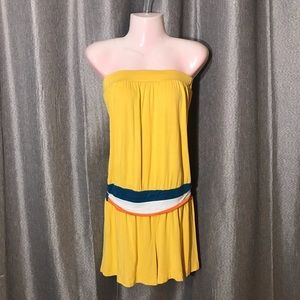 Gilli Yellow Cute TubeTop Romper Size Small
